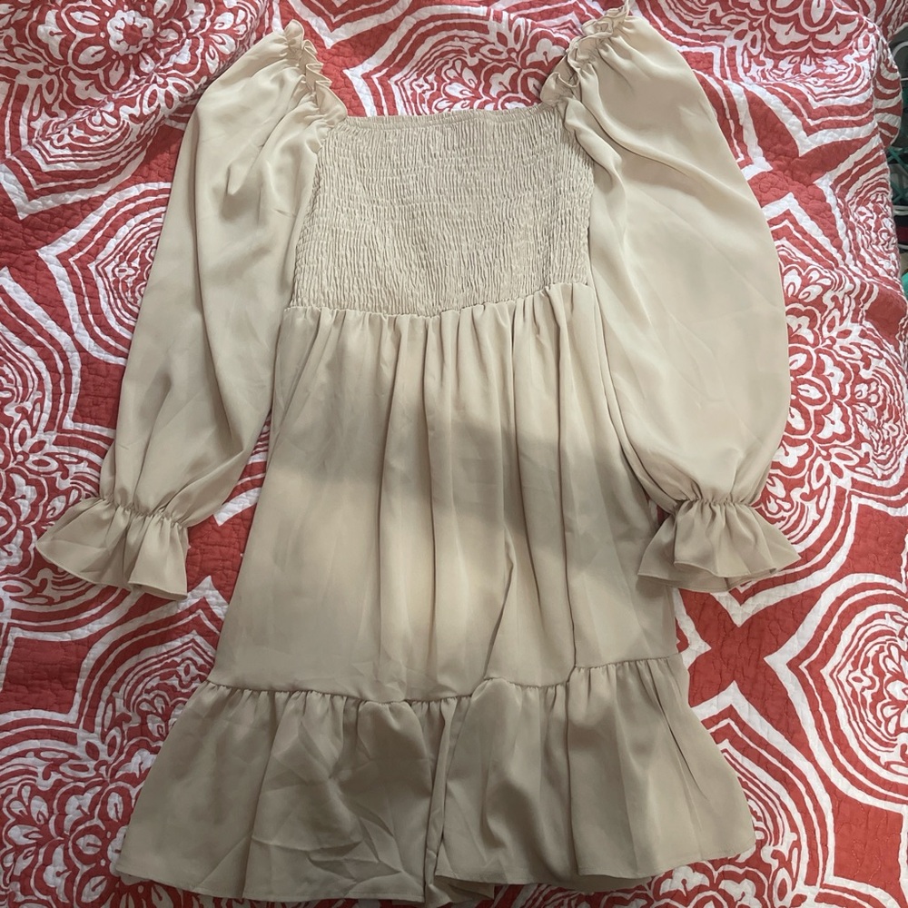 Cream dress
